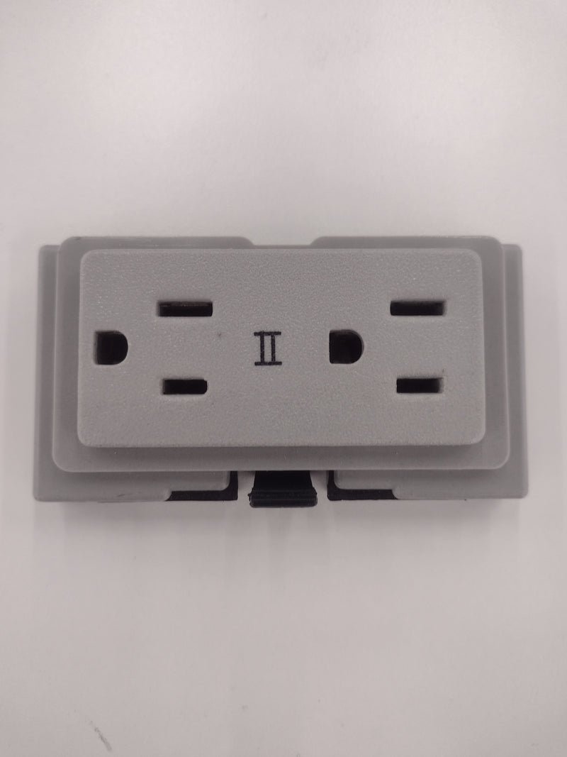 Trendway PD2 3322713R Duplex Receptacle Outlet for SMS-Series Cubicle Panels