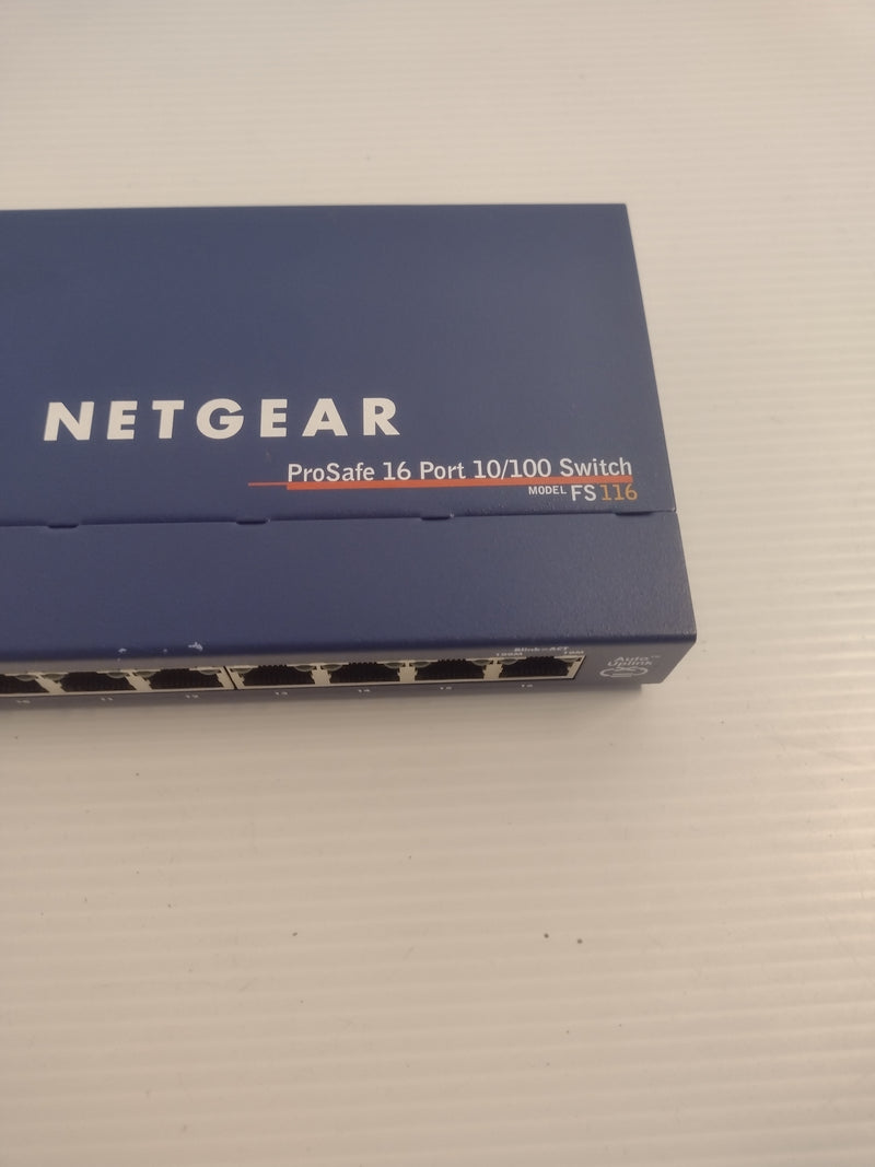 NETGEAR ProSafe FS116 16 Port 10/100 Fast Ethernet Unmanaged Switch
