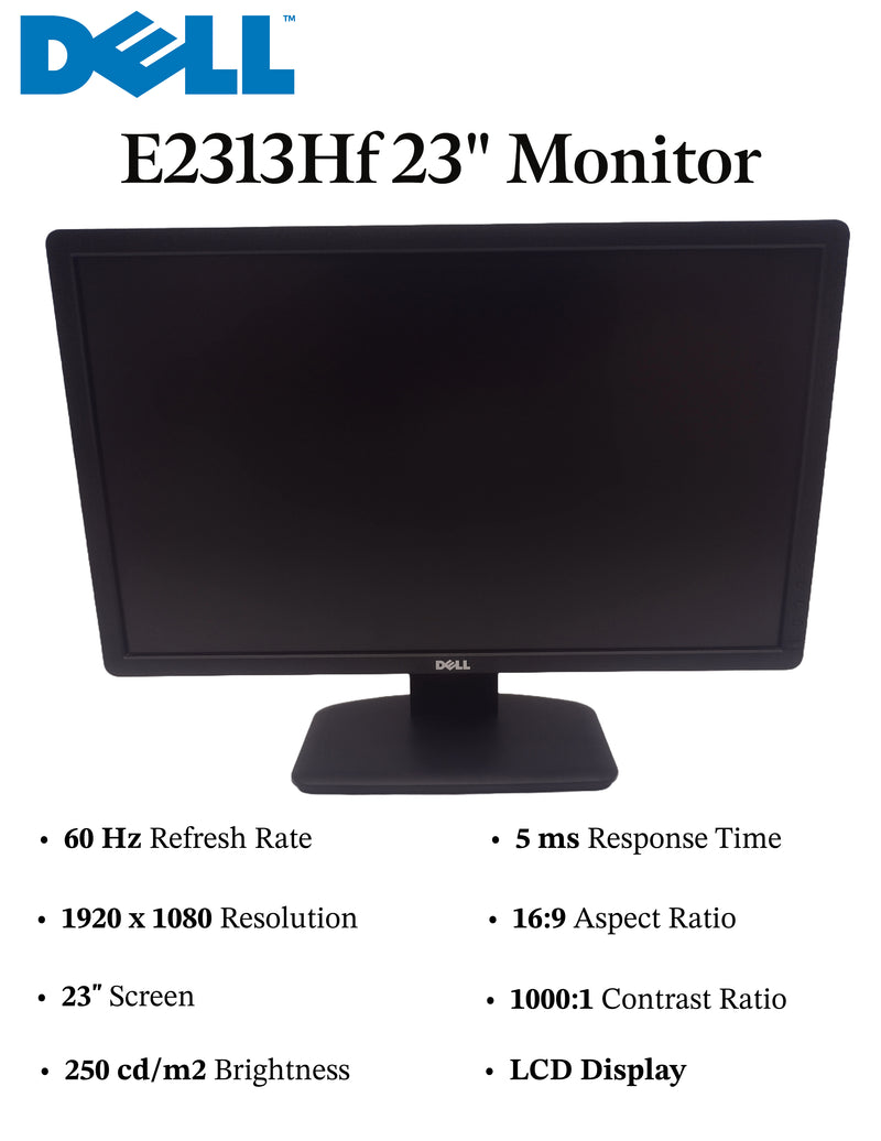DELL E2313Hf Widescreen 23" 1920 x 1080 60 Hz 16:9 LCD Monitor