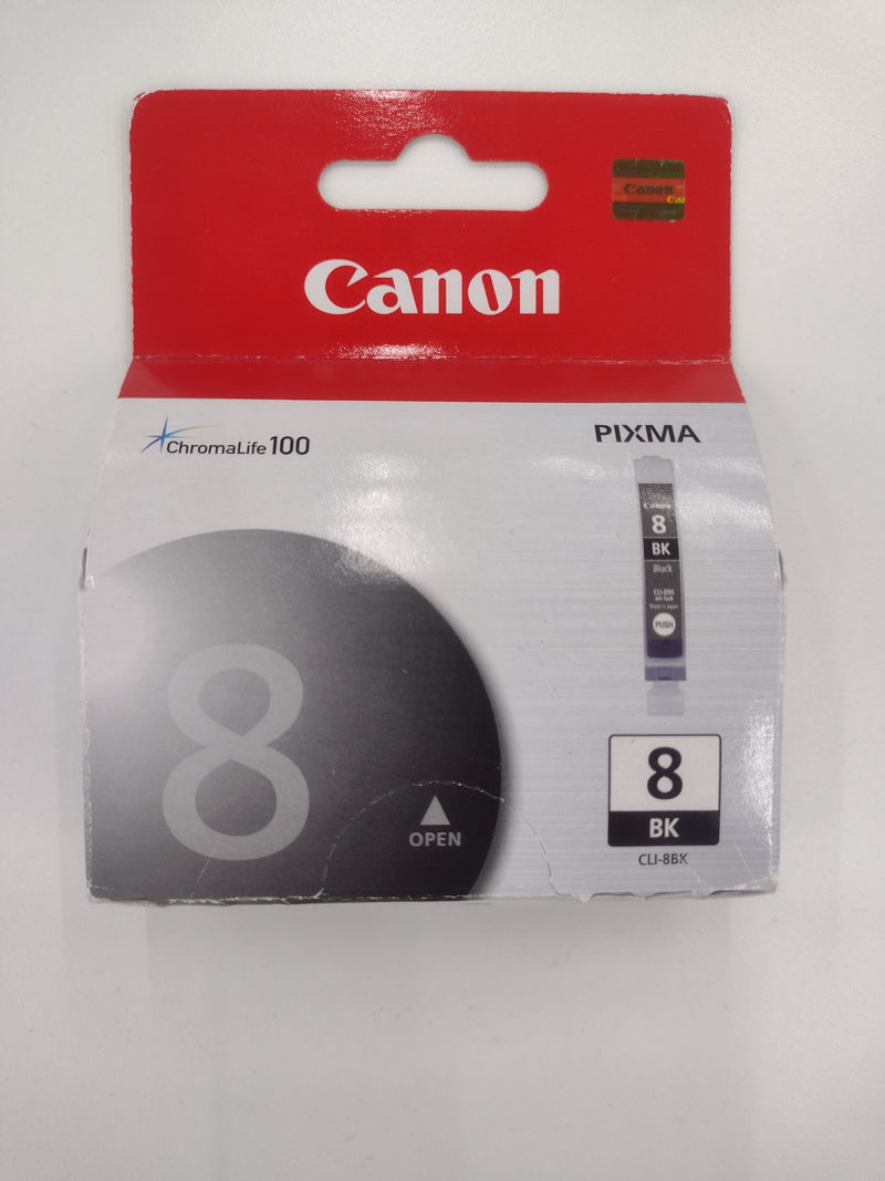 NEW Set of 3 Canon 8 Pixma Black (CLI-8BK) and Cyan (CLI-8C) Ink Cartridges