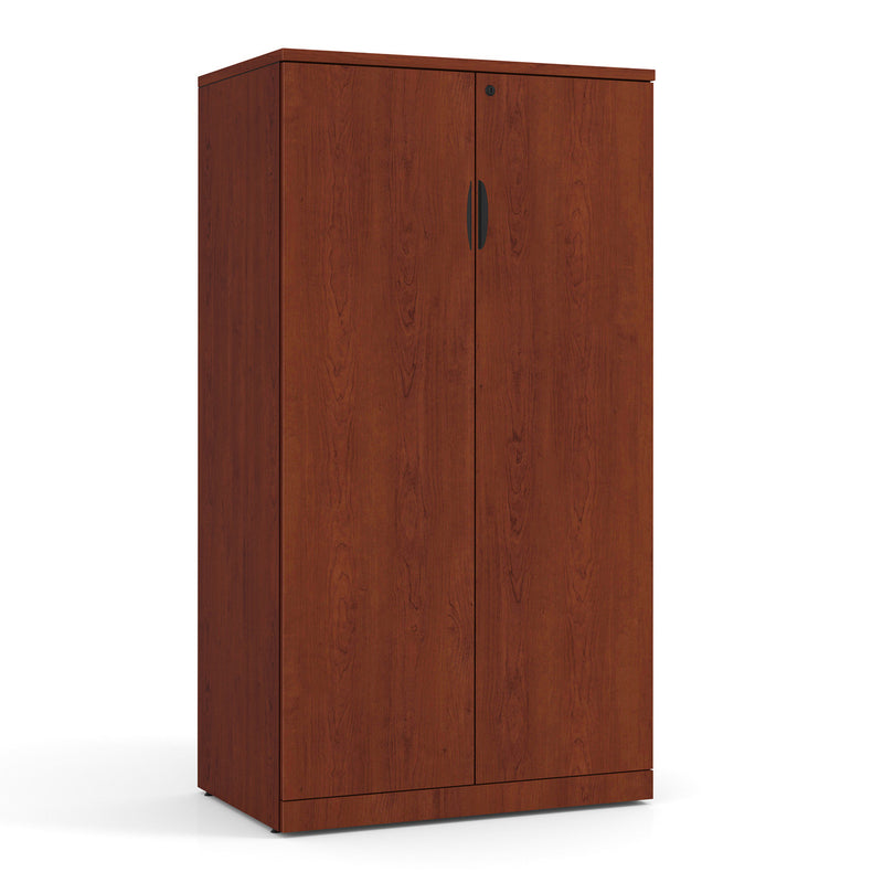 Office Source Storage Cabinet 65.5" High with Locking Doors, in 8 Finishes