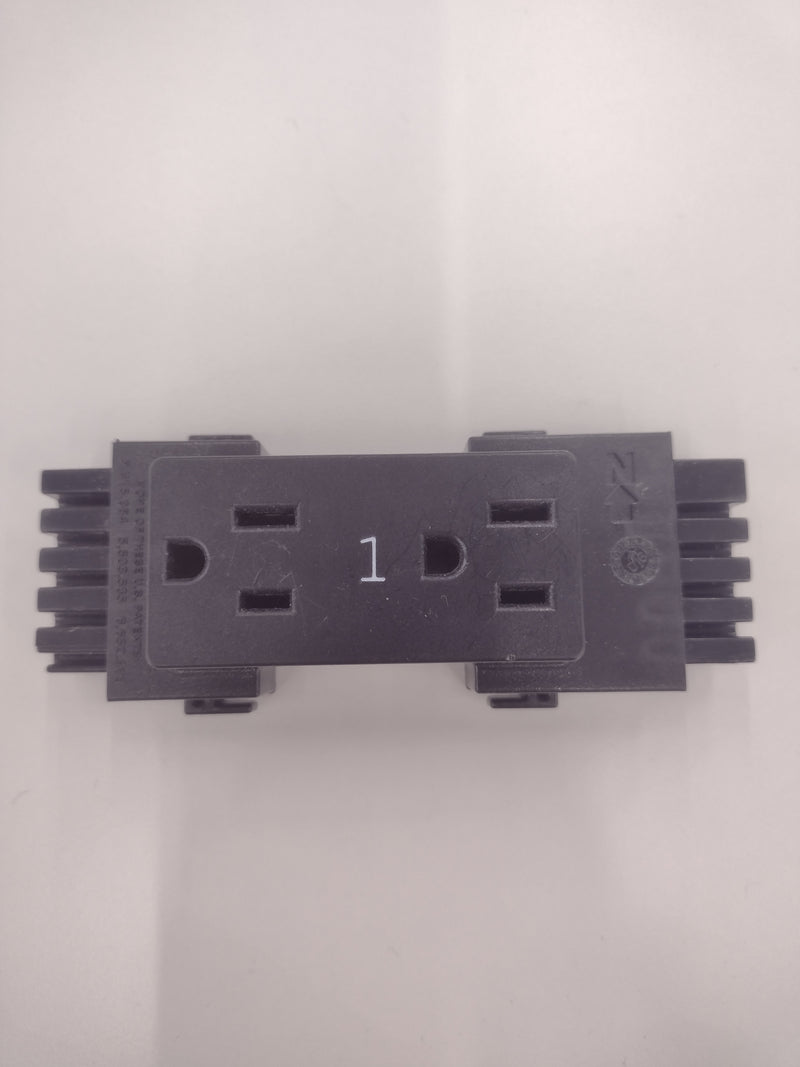 Evolve EVE8RD1 Duplex Receptacle Outlet for Evolve Systems Cubicle Panels
