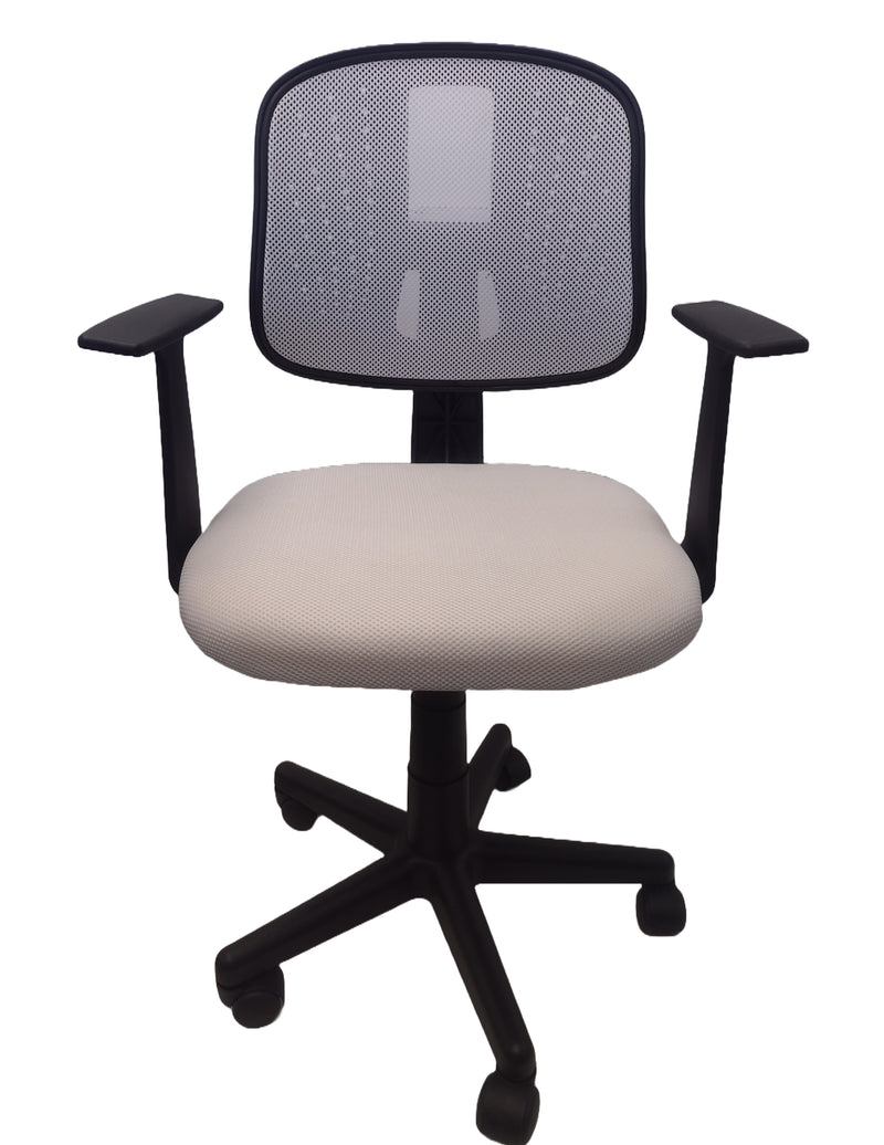 NEW - Flash Furniture Mid-Back White Mesh Swivel Task Office Chair