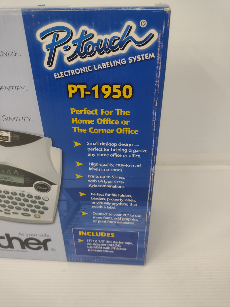 Brother P-Touch PT-1950 Electronic Labeling System - **NEW**