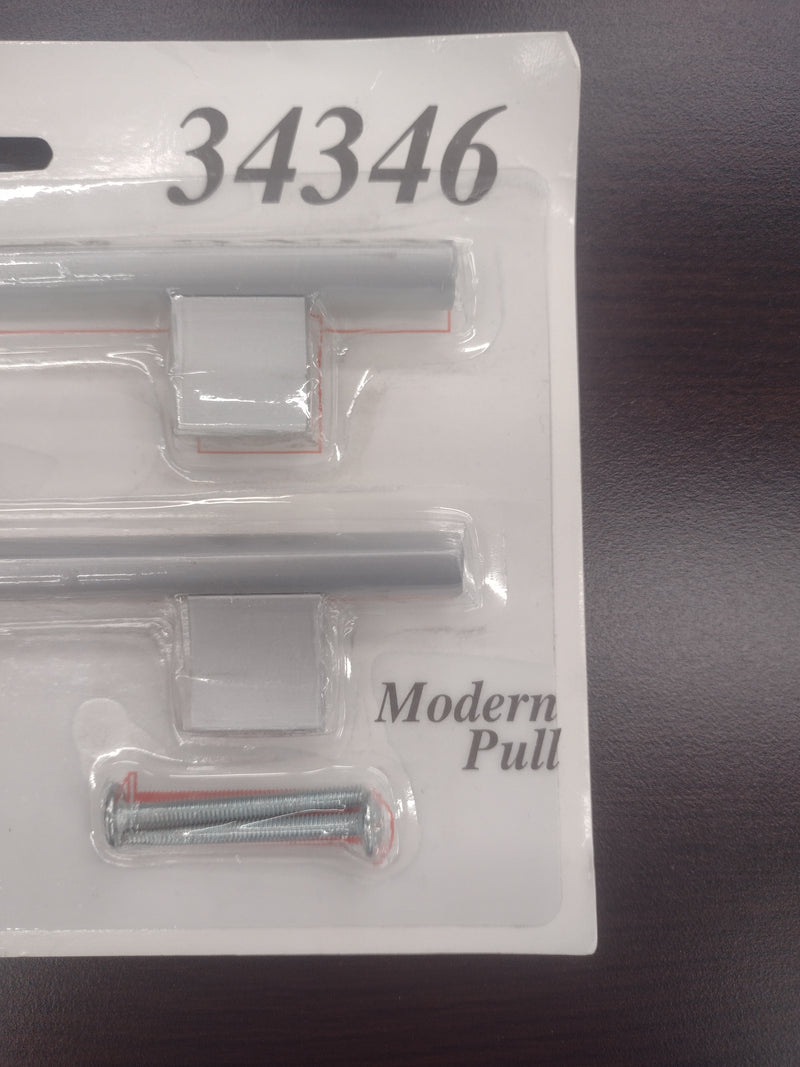 Lorell 6" 34346 Laminate Drawer Modern Cabinet Pull Handles - 2 per pack - NEW!