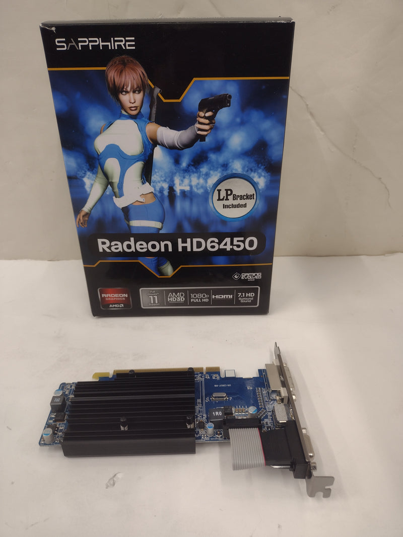 Sapphire Radeon HD 6450 1 GB 64-bit DDR3 PCI-E Graphics Card