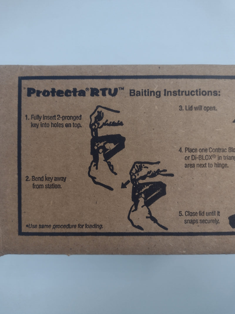 LOT OF 2 - Bell Laboratories Protecta RTU Mouse Bait Trap Station (12 per pack)