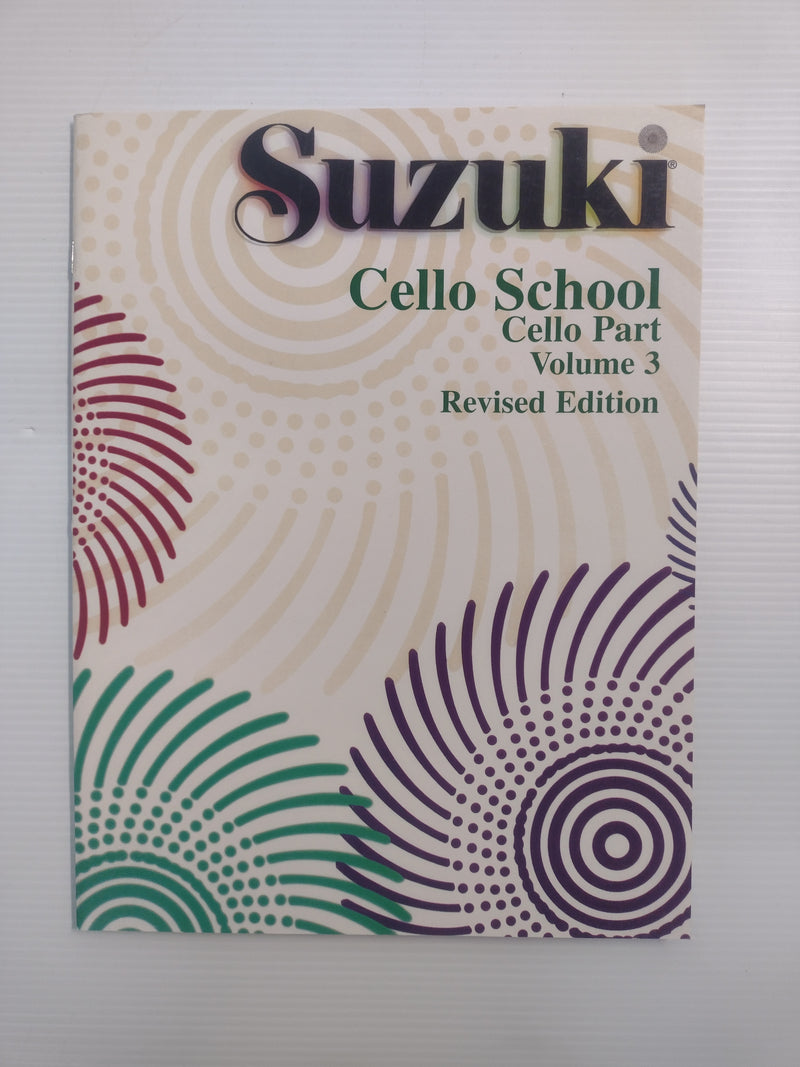 Suzuki Cello School Music Book (Vol. 1-3) - Revised Edition