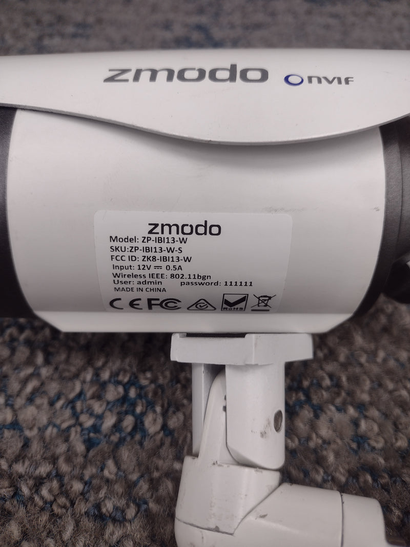 Zmodo NVIF ZP-IBI13-W 720P HD Wireless IP Network Camera 65 ft. Night Vision
