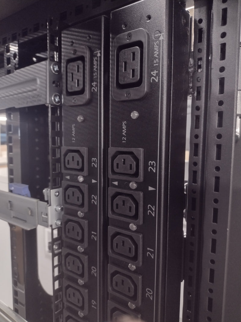 HP 10642G2 42U Server Rack 19" wide rackmount (Includes rails and 2 APC PDUs!)