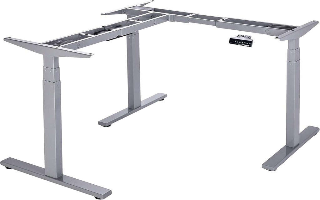 L-Shaped Electric Sit-Stand Desk, BASE ONLY