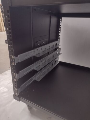 StarTechcom RK960CP Portable 9U Server Rack w/Eaton battery modules and UPS