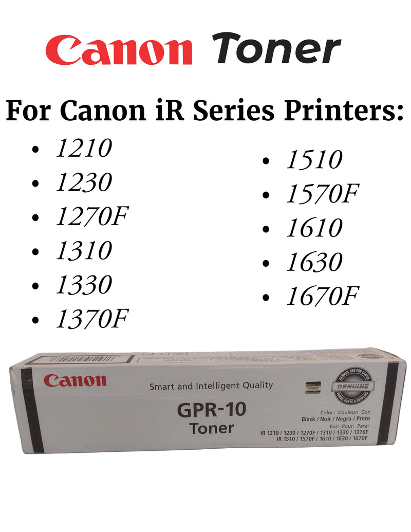 NEW Canon GPR-10 Black Toner Cartridge 7814A003[AA] for imageRUNNER Printers