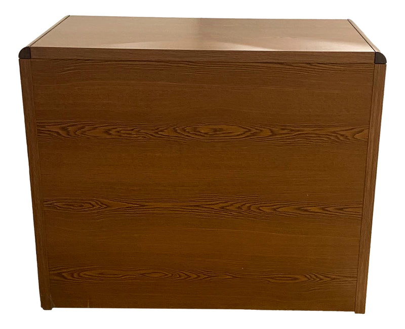 Pre-Owned, HON Oak & Oak Laminate, 2-Drawer Lateral File Cabinet