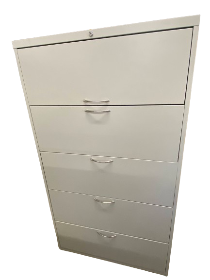 Pre-Owned 5-Drawer Lateral File Cabinet