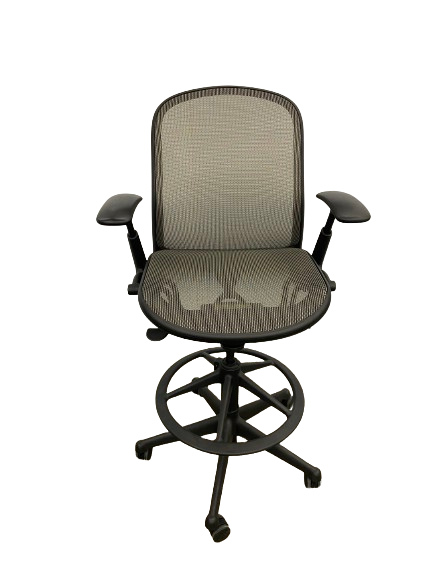 Knoll Chadwick Chair Drafting Stool Executive Office Chair - Tan Colored Mesh (Pre-Owned)