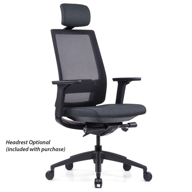 OfficeSource Palma Collection High Back Mesh Task Chair & Headrest