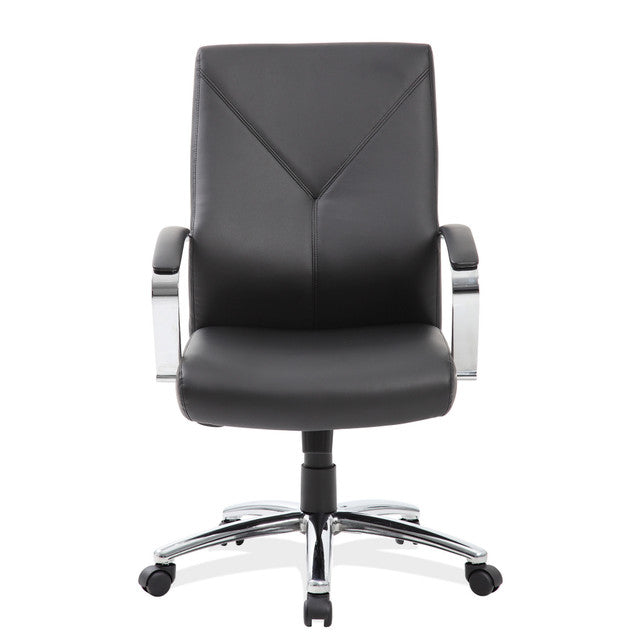Office Source Boxero Collection Executive High Back with Chrome Frame