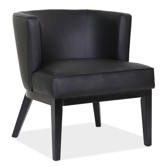 OfficeSource Bowery Collection Guest Chair & Barrel Back Arm Chair