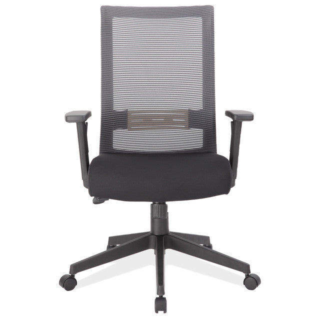 OfficeSource Interchangeable Gray or Black Mesh Back Task Chair