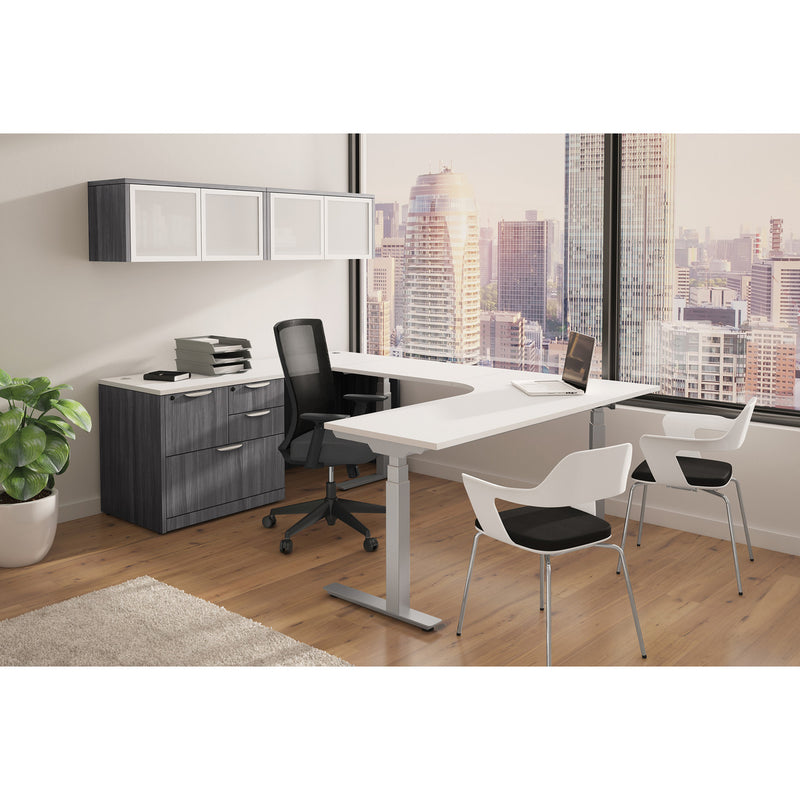 New - Deluxe Sit-Stand Desk - 4 Sizes, Base in 3 colors, Tops in 7 Finishes, 15-Year Warranty