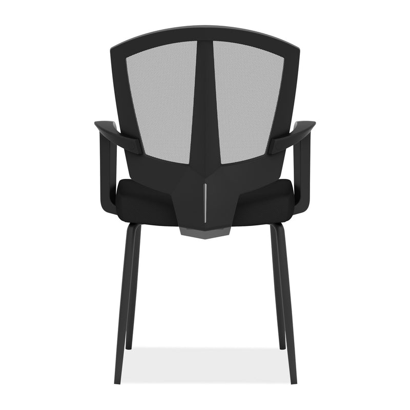 OfficeSource Sprint Collection Side Chair w/Arms & Black Frame