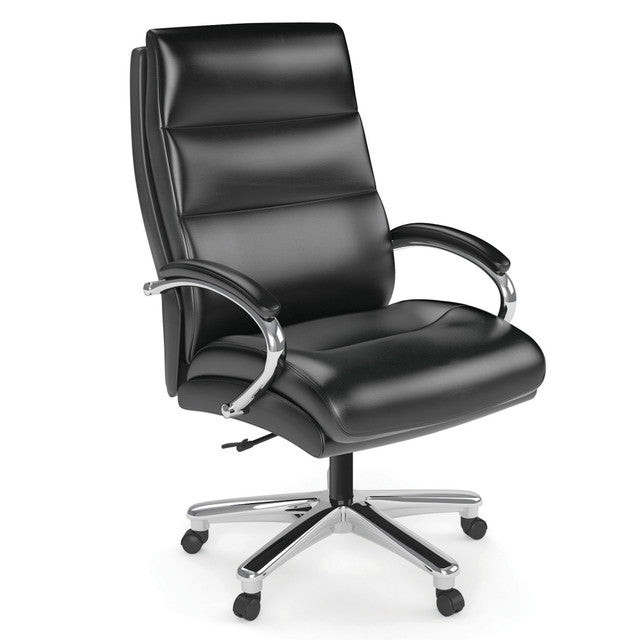 OfficeSource Big & Tall High Back Chair w/Chrome Frame