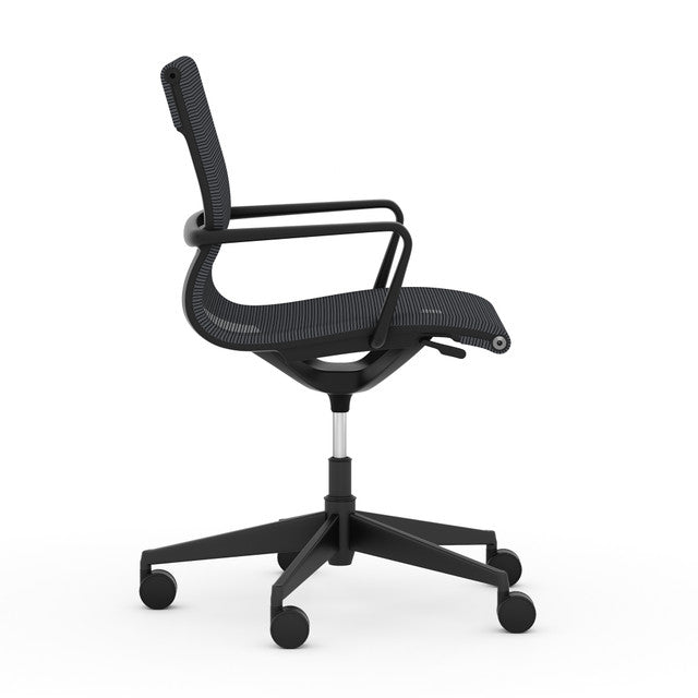 OfficeSource Franklin Mesh Swivel Chair w/ Black Frame & Base
