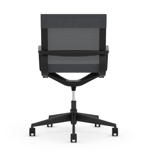 OfficeSource Franklin Mesh Swivel Chair w/ Black Frame & Base