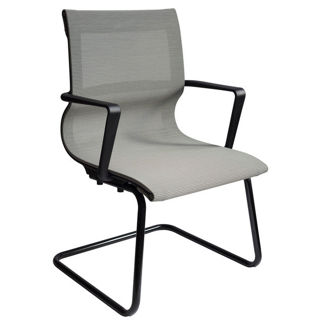 OfficeSource Franklin Collection Mesh Guest Chair w/Chrome Frame