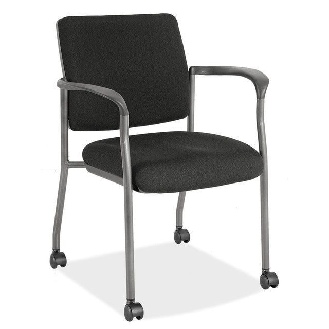 OfficeSource Advanced Collection Guest Chair w/Arms & Titanium Gray Frame