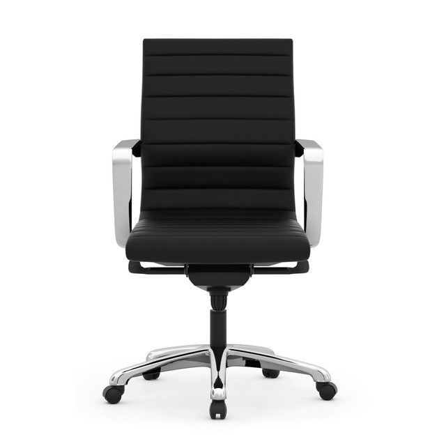 OfficeSource Tre Executive Swivel Chairs w/Chrome Base