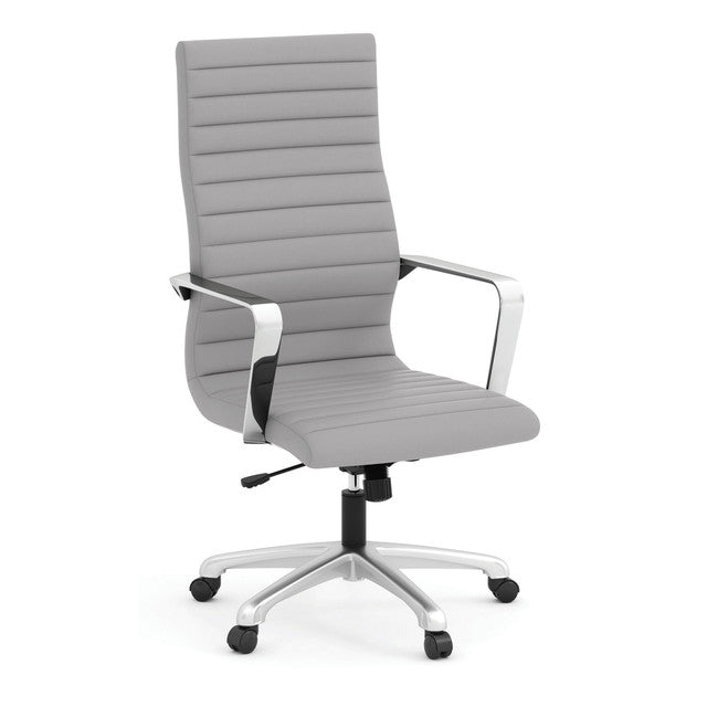 OfficeSource Tre Lite Collection Executive Chairs w/Chrome Base