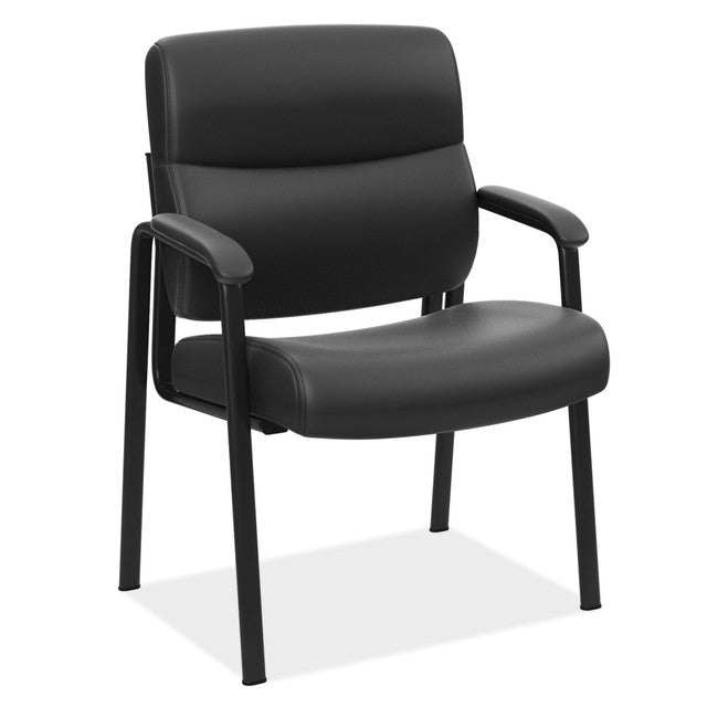 OfficeSource Ebony Collection Guest Chair w/Black Frame