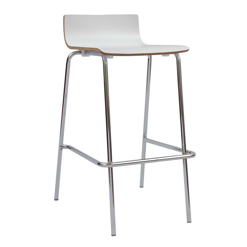 Bleecker Street Café Height Stools, Low & High Back in 4 Finishes