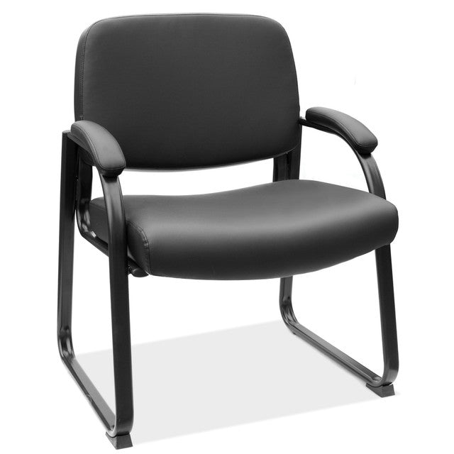 OfficeSource Big & Tall Guest Chair w/Black Frame