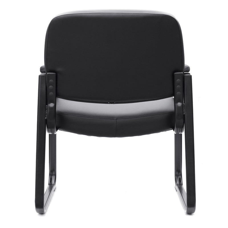 OfficeSource Big & Tall Guest Chair w/Black Frame