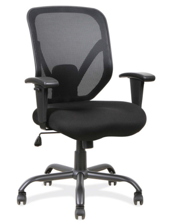 New, Big & Tall, Mesh-Back Task Chair, Loaded with Features and Rated for 350 Lbs