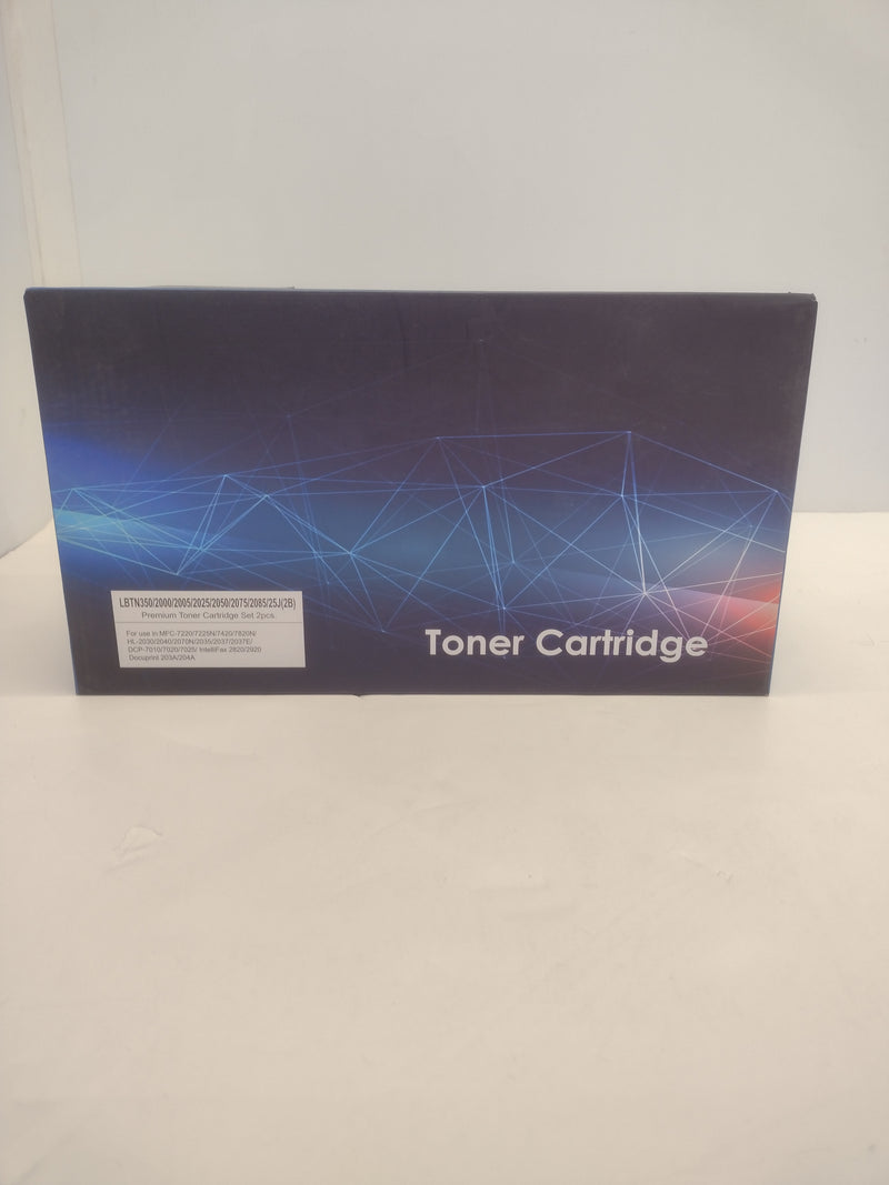 NEW - Premium Toner Cartridge Set (2 pcs) for Brother MFC/HL/DCP Series Printers