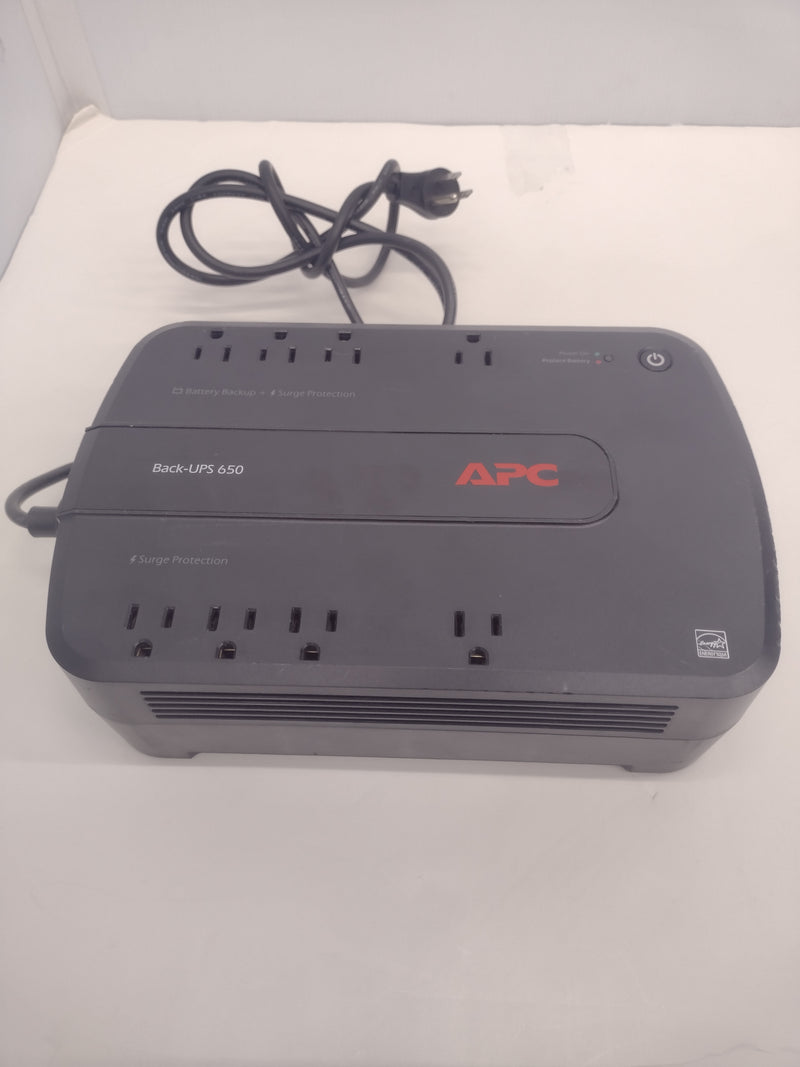 APC BE650G1 650VA 390W UPS Battery Backup & Surge Protector (with NEW BATTERIES)