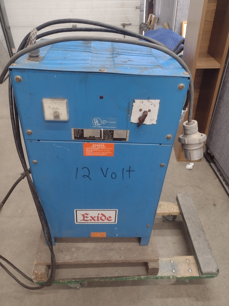 Exide NPC (6-1-432) 12 Volt 6 Cell 1 Phase Forklift Battery Charger (w/pallet)