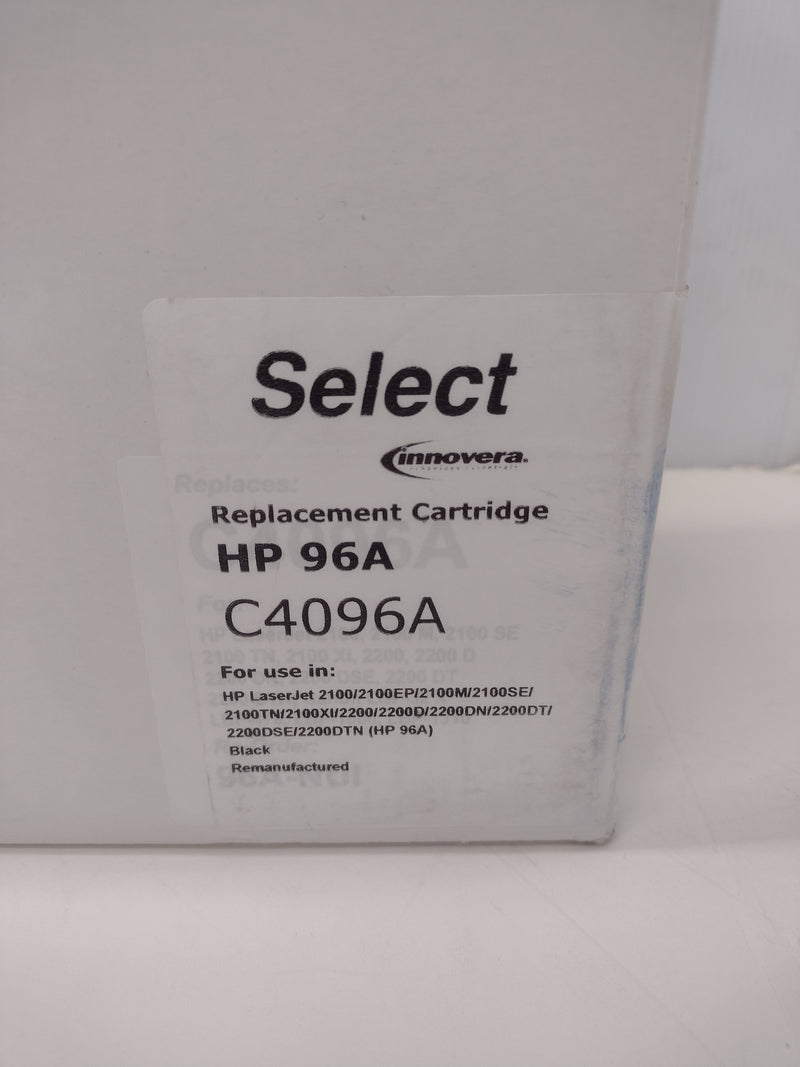 Innovera Select Remanufactured HP 96A LaserJet Toner Cartridge IVR-83096SEL
