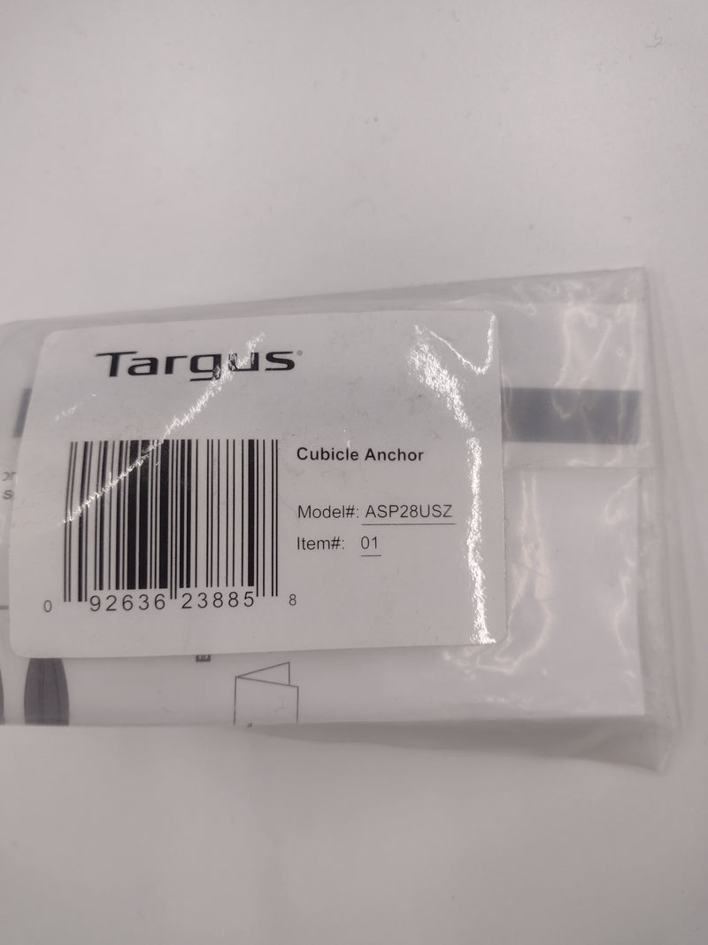 Targus ASP28USZ Partition Cable Lock Anchor for Cubicle Furniture/Devices - NEW