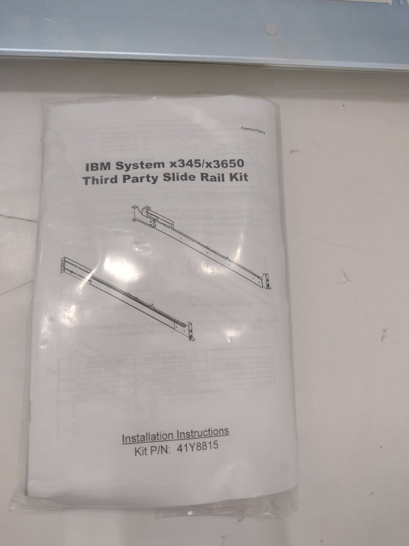 IBM System Third Party Slide Rail Kit for X-Series Servers (x345 & x3650) - NEW