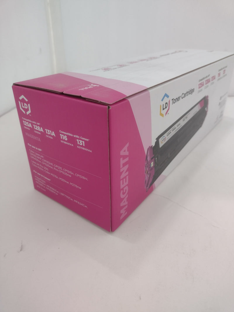 LD Magenta Toner Cartridge (UNIVCF213A) Compatible with HP and Canon Printers
