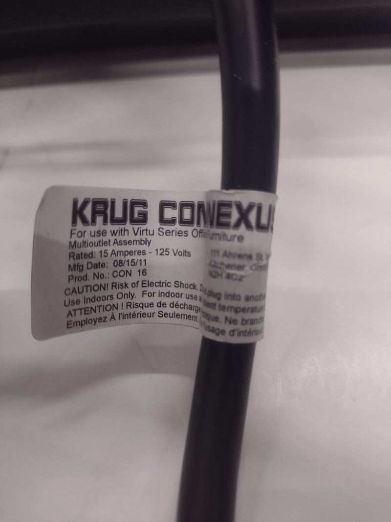 Krug Connexus Standard Power Distribution Unit for Virtu Series Office Furniture