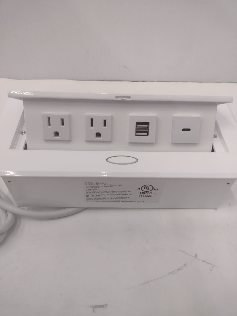 GS201 Pop-up Furniture Power Distribution Unit w/USB-C port - MINT CONDITION