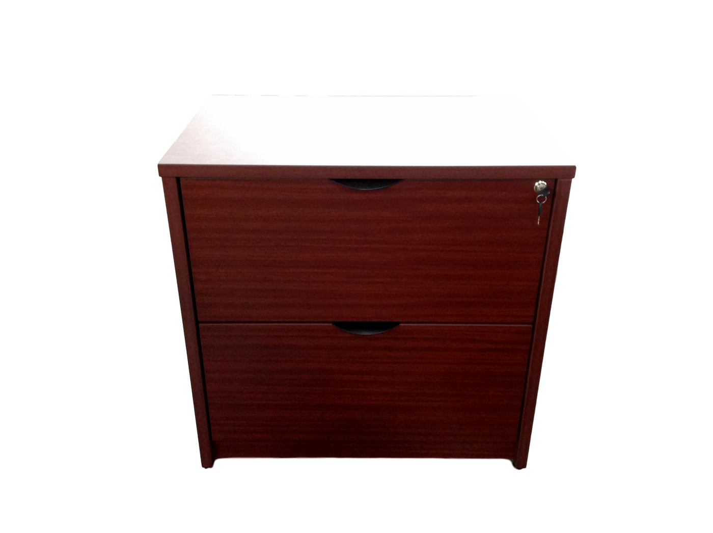 Mahogany lateral store file cabinet