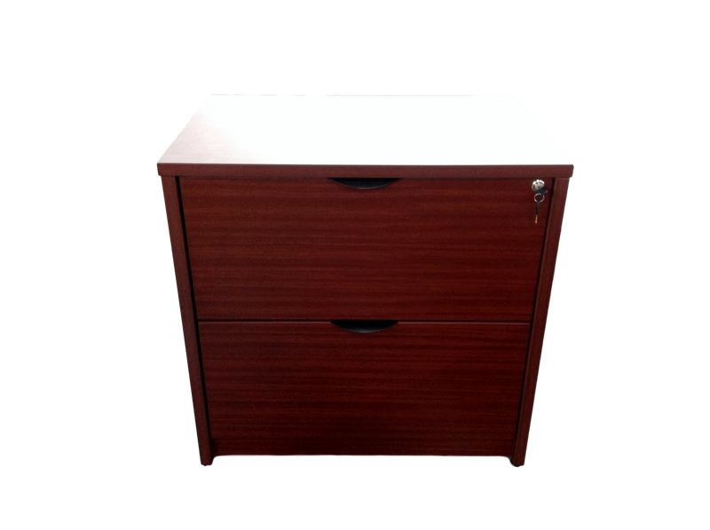 Candex Mahogany 2 Drawer Lateral File