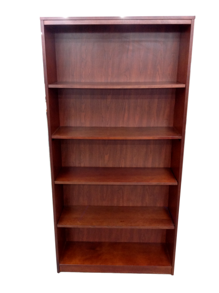 Pre-Owned National Laminate Mahogany Bookcase